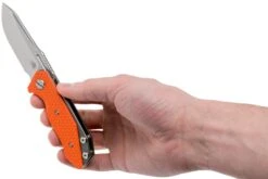 Rick Hinderer Half Track Gen 2, Spearpoint 20CV, Orange G10, Couteau De Poche 17 Rick Hinderer Half Track Gen 2, Spearpoint 20CV, Orange G10, Couteau De Poche -Nitecore Soldes Boutique HRK HALF TRACK SP OR 08 rick hinderer knives