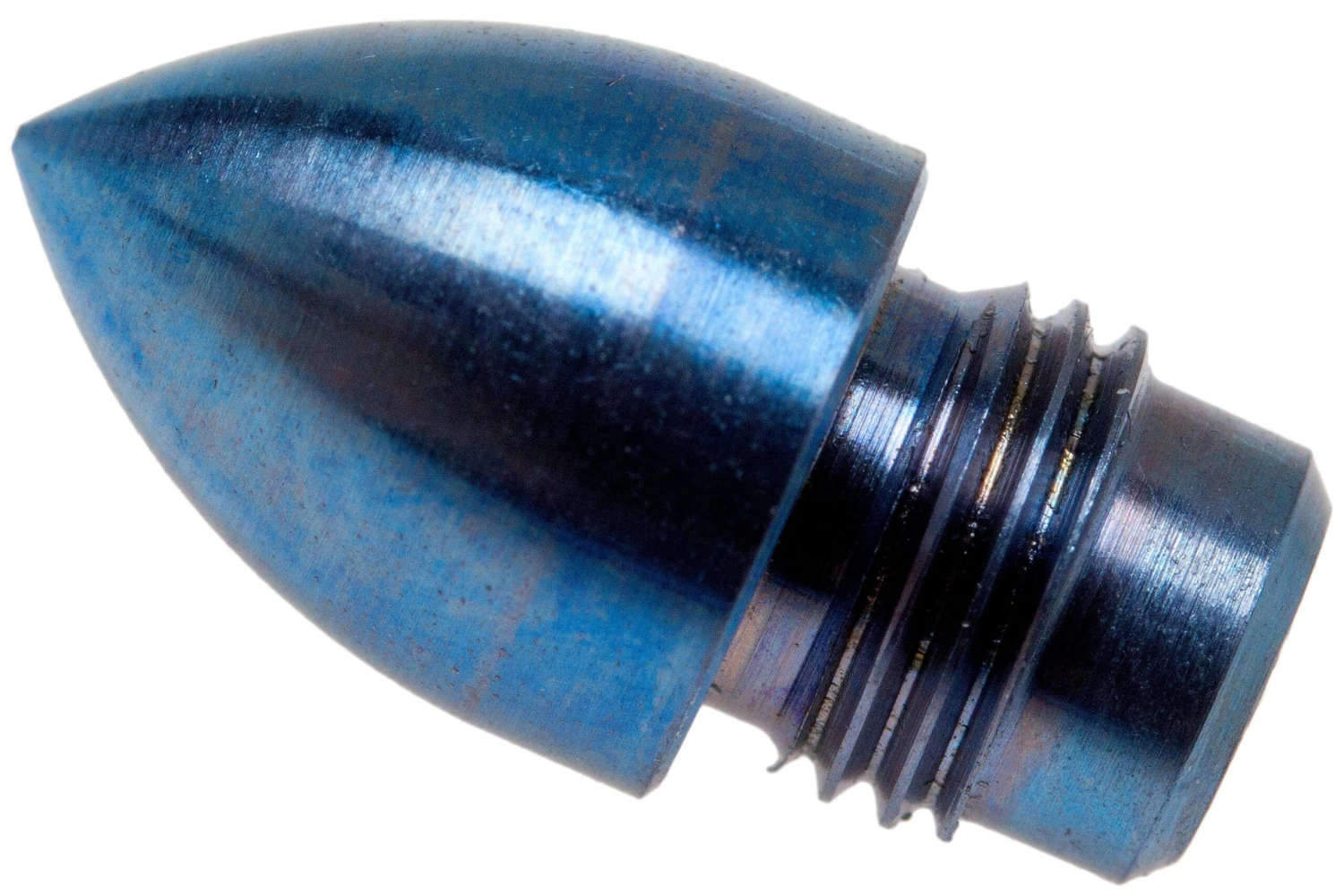 Rick Hinderer Investigator Bullet End Attachment, Blue Stonewash Titanium 3 Rick Hinderer Investigator Bullet End Attachment, Blue Stonewash Titanium