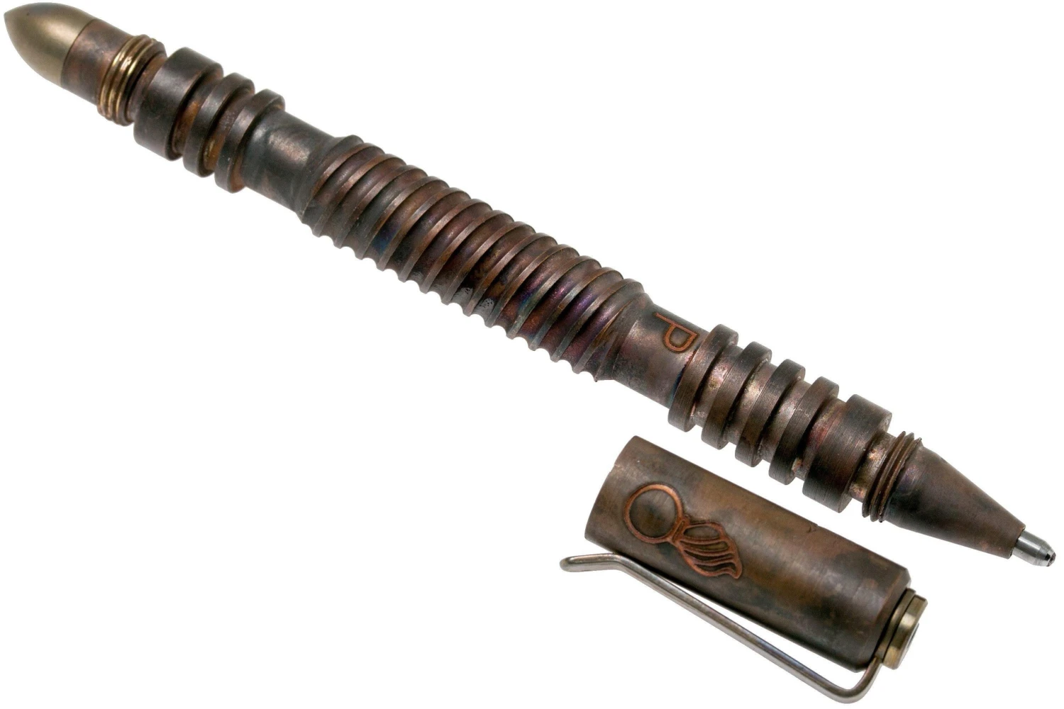 Rick Hinderer Spiral Investigator Battlefield Pickup Pen Copper/Cuivre, Stylo Tactique 5 Rick Hinderer Spiral Investigator Battlefield Pickup Pen Copper/Cuivre, Stylo Tactique – Image 3