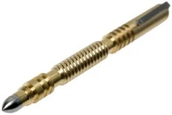 Rick Hinderer Spiral Investigator Pen Brass, Stylo Tactique -Nitecore Soldes Boutique HRK INVP SPR BR 03 rick hinderer investigator pen