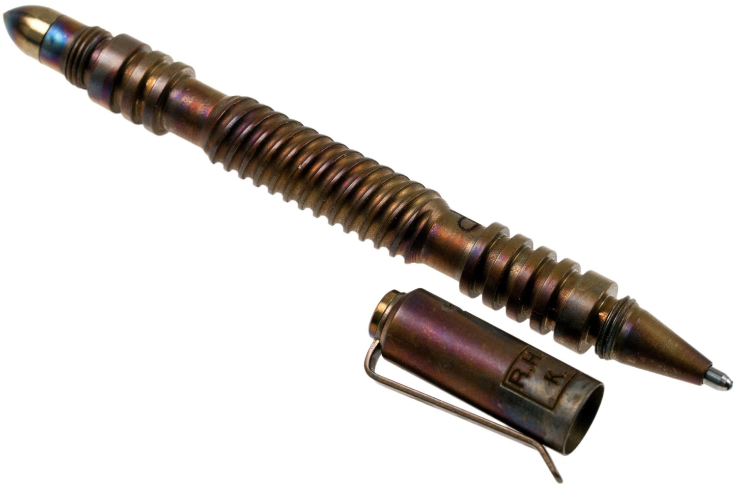 Rick Hinderer Spiral Investigator Pen Stainless Steel BPFU 4 Rick Hinderer Spiral Investigator Pen Stainless Steel BPFU – Image 2