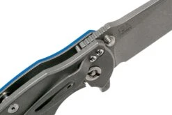 Rick Hinderer Jurassic Slicer Working Finish Blue G10 CPM 20CV Couteau De Poche -Nitecore Soldes Boutique HRK JU SL WF BL 06 rick hinderer knives