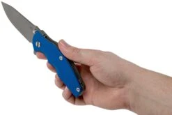 Rick Hinderer Jurassic Slicer Working Finish Blue G10 CPM 20CV Couteau De Poche -Nitecore Soldes Boutique HRK JU SL WF BL 08 rick hinderer knives