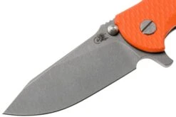 Rick Hinderer Jurassic Slicer Working Finish Orange G10 CPM 20CV Couteau De Poche -Nitecore Soldes Boutique HRK JU SL WF OR 03 rick hinderer knives