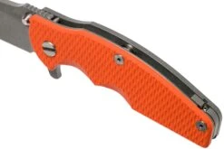 Rick Hinderer Jurassic Slicer Working Finish Orange G10 CPM 20CV Couteau De Poche -Nitecore Soldes Boutique HRK JU SL WF OR 07 rick hinderer knives