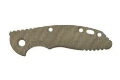 Rick Hinderer XM-18 3" Plaquette De Manche, Smooth OD Green Micarta