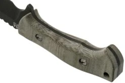 Rick Hinderer Ranch Harpoon Spanto Battle Black Green Micarta Couteau De Survie -Nitecore Soldes Boutique HRK TRH SPSWBK GM 04 rick hinderer knives