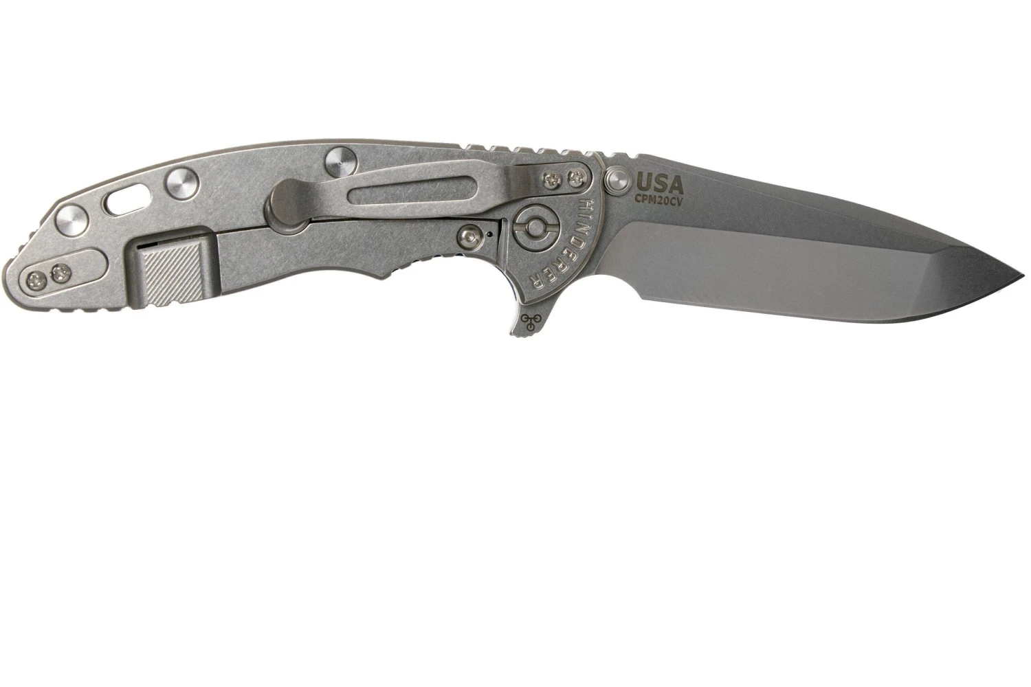 Rick Hinderer XM-18 3.5" Spanto 20CV, Black Blue G10 Couteau De Poche 4 Rick Hinderer XM-18 3.5" Spanto 20CV, Black Blue G10 Couteau De Poche – Image 2