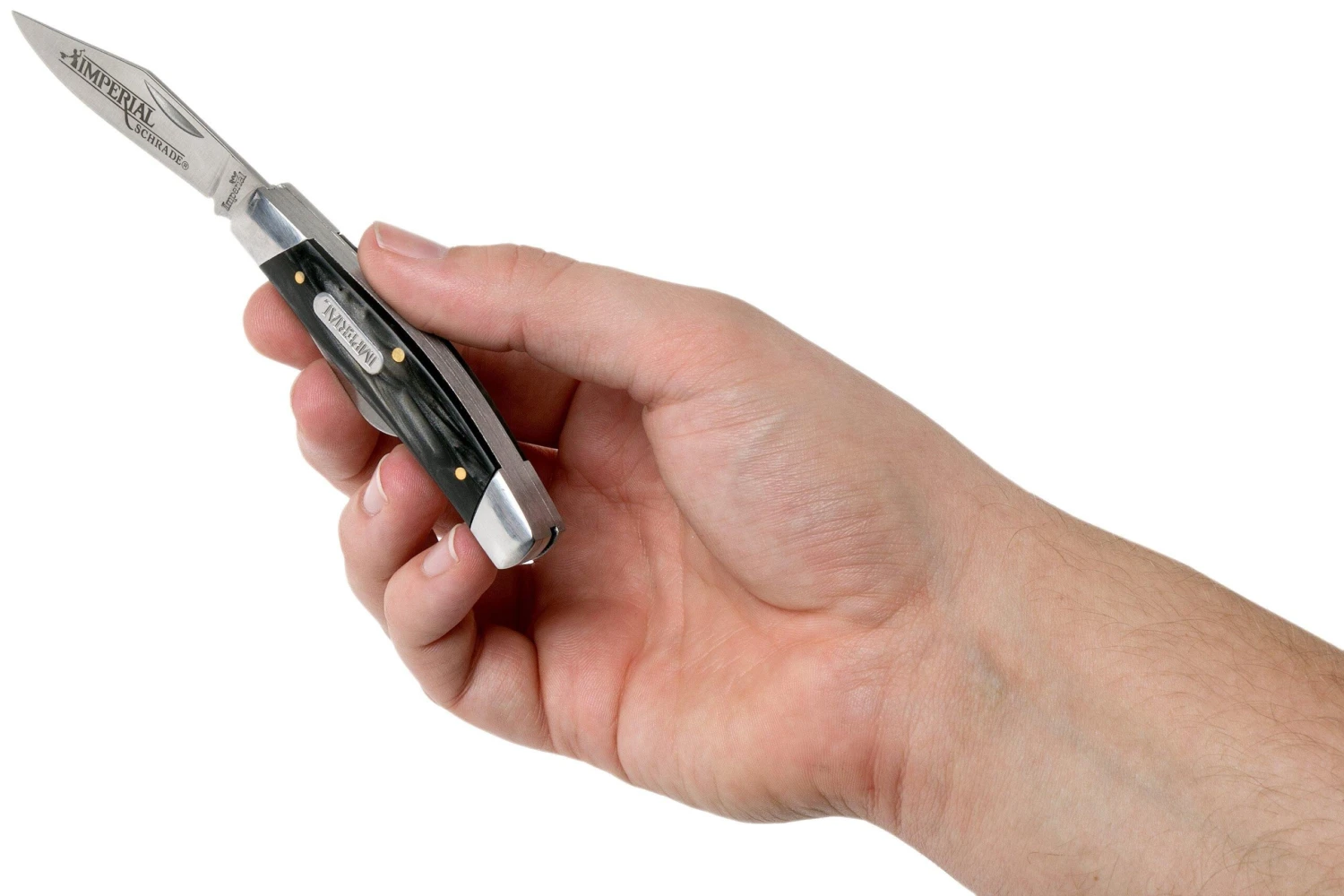 Imperial Stockman Black Swirl IMP16S Couteau De Poche Slipjoint 7 Imperial Stockman Black Swirl IMP16S Couteau De Poche Slipjoint – Image 5