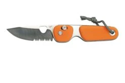 The James Brand The Redstone Tangerine, Stainless Serrated KN118163-01 Couteau De Poche
