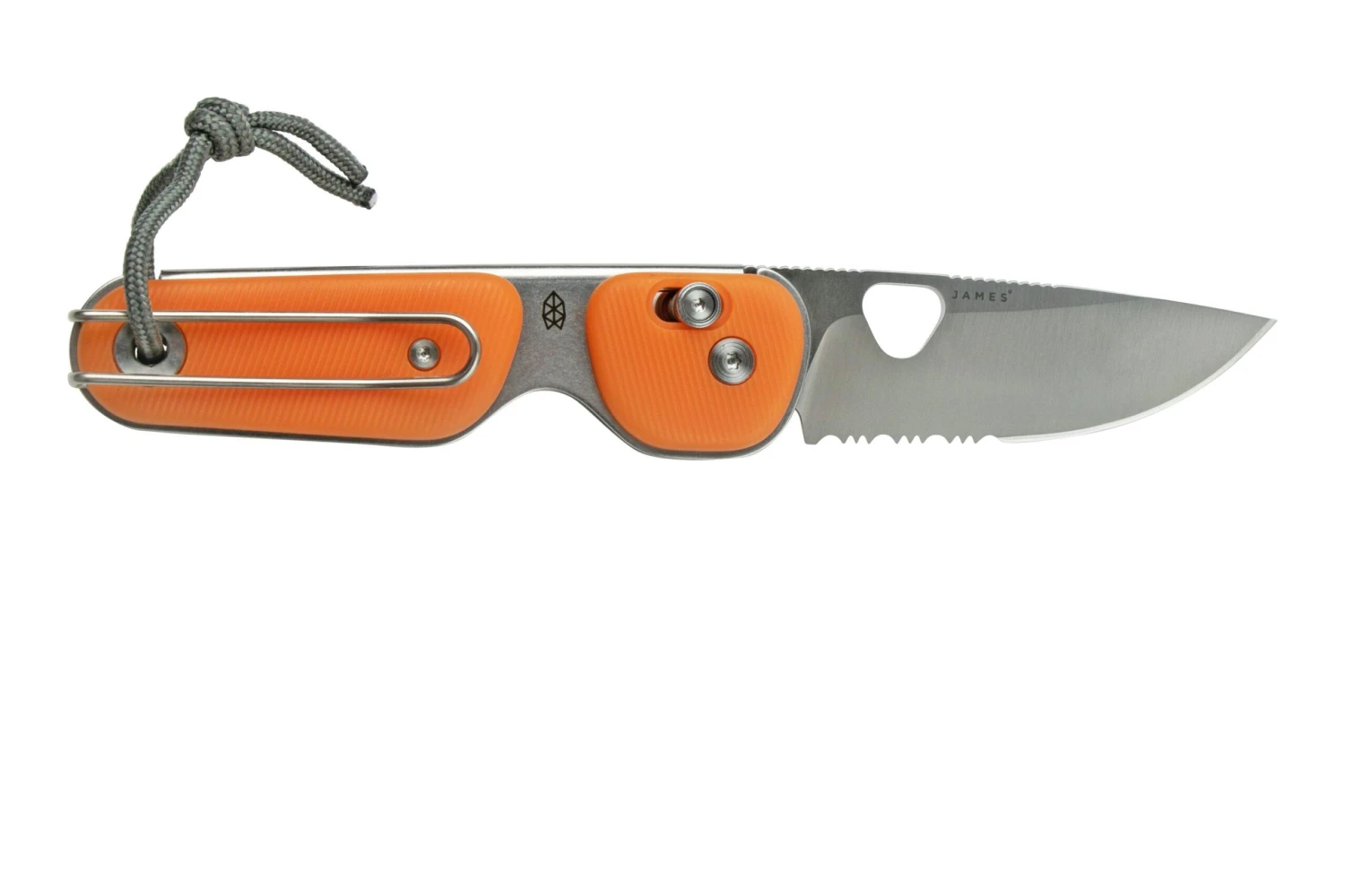 The James Brand The Redstone Tangerine, Stainless Serrated KN118163-01 Couteau De Poche 4 The James Brand The Redstone Tangerine, Stainless Serrated KN118163-01 Couteau De Poche – Image 2