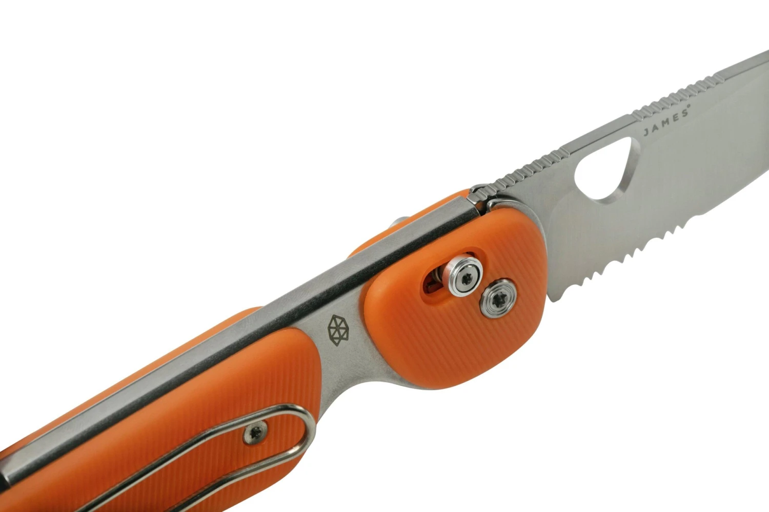 The James Brand The Redstone Tangerine, Stainless Serrated KN118163-01 Couteau De Poche 9 The James Brand The Redstone Tangerine, Stainless Serrated KN118163-01 Couteau De Poche – Image 7