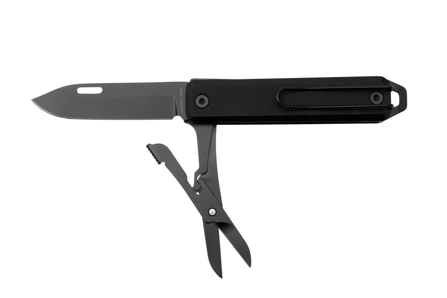 The James Brand The Ellis Scissors KN119113-00 Black G10, Straight Stainless, Couteau De Poche 4 The James Brand The Ellis Scissors KN119113-00 Black G10, Straight Stainless, Couteau De Poche – Image 2