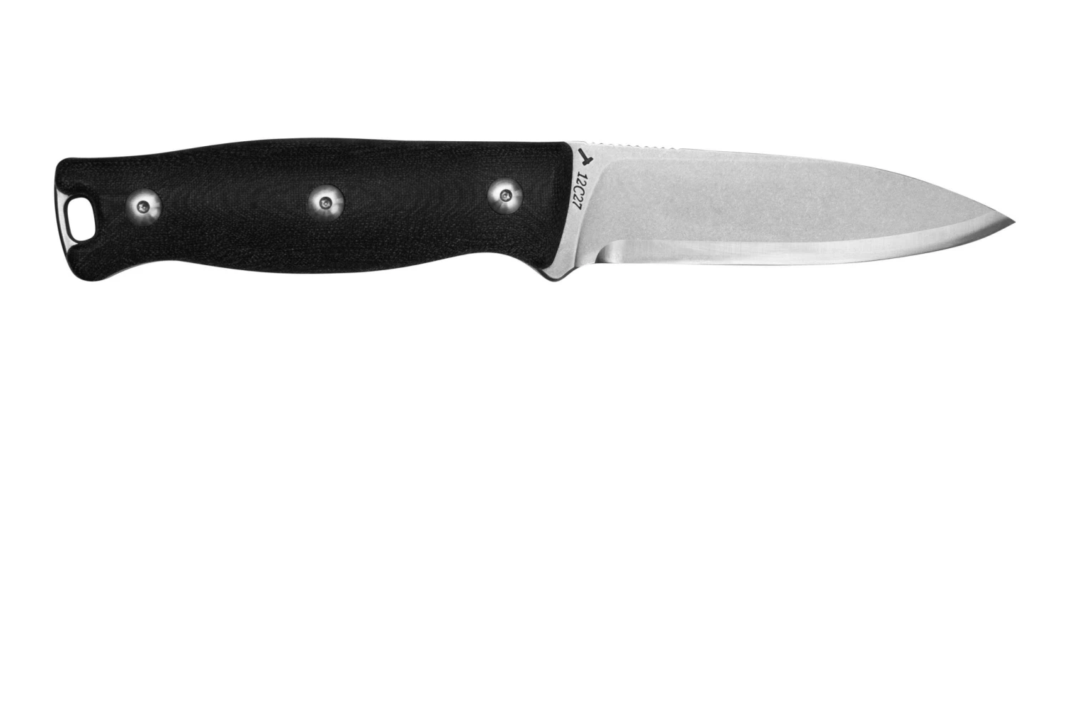 J.E. Made BushCraft ScandiGrind, Black Micarta Couteau De Bushcraft 4 J.E. Made BushCraft ScandiGrind, Black Micarta Couteau De Bushcraft – Image 2