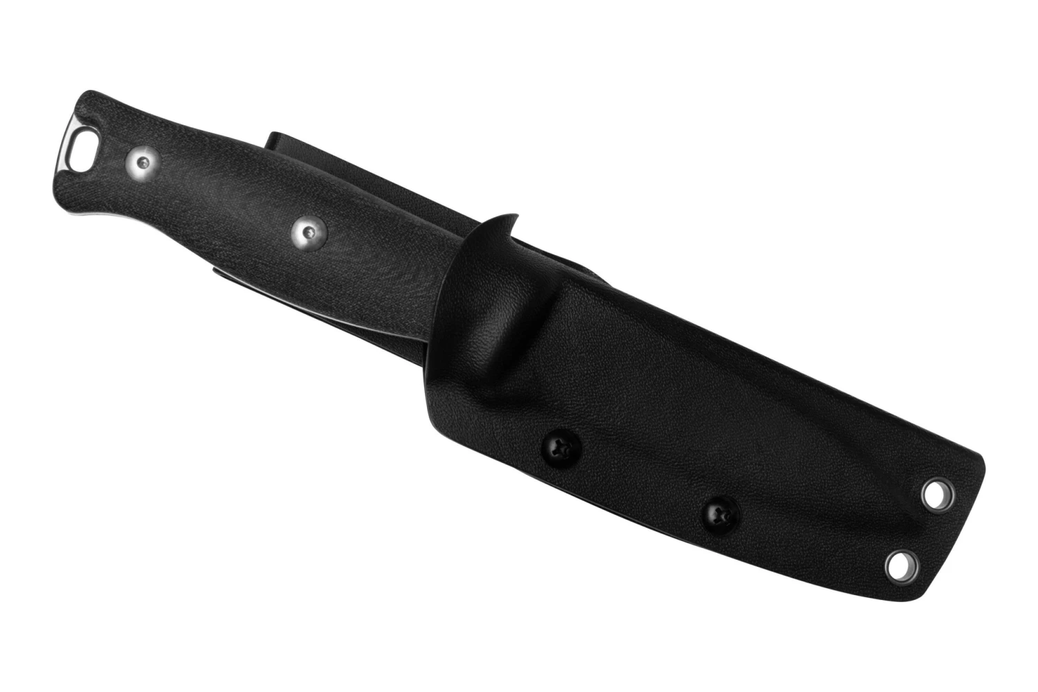 J.E. Made BushCraft ScandiGrind, Black Micarta Couteau De Bushcraft 9 J.E. Made BushCraft ScandiGrind, Black Micarta Couteau De Bushcraft – Image 7