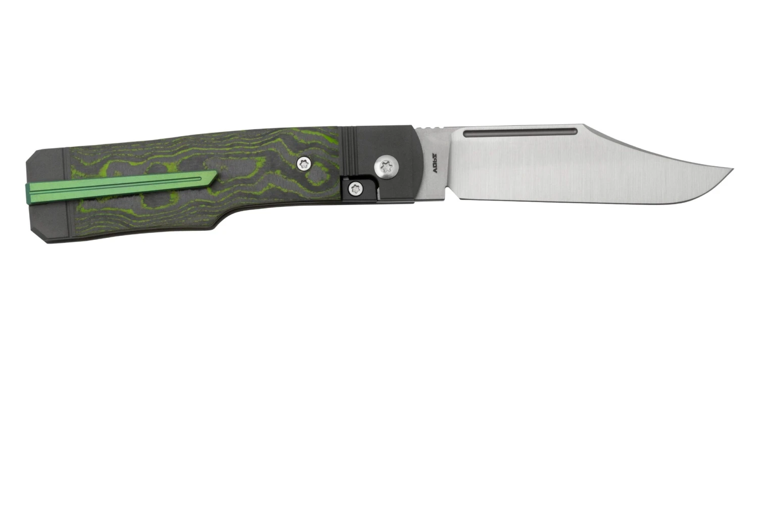 Jack Wolf Gunslinger Jack GUNS-01-CCTG CamoCarbon Toxic Green, Couteau De Poche 4 Jack Wolf Gunslinger Jack GUNS-01-CCTG CamoCarbon Toxic Green, Couteau De Poche – Image 2