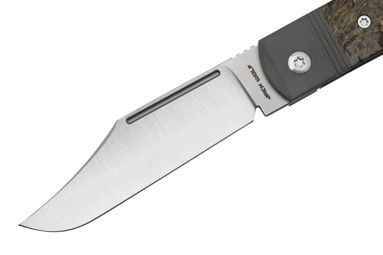 Jack Wolf Gunslinger Jack GUNS-01-FCDMG Fat Carbon Dark Matter Gold, Couteau De Poche 5 Jack Wolf Gunslinger Jack GUNS-01-FCDMG Fat Carbon Dark Matter Gold, Couteau De Poche – Image 3