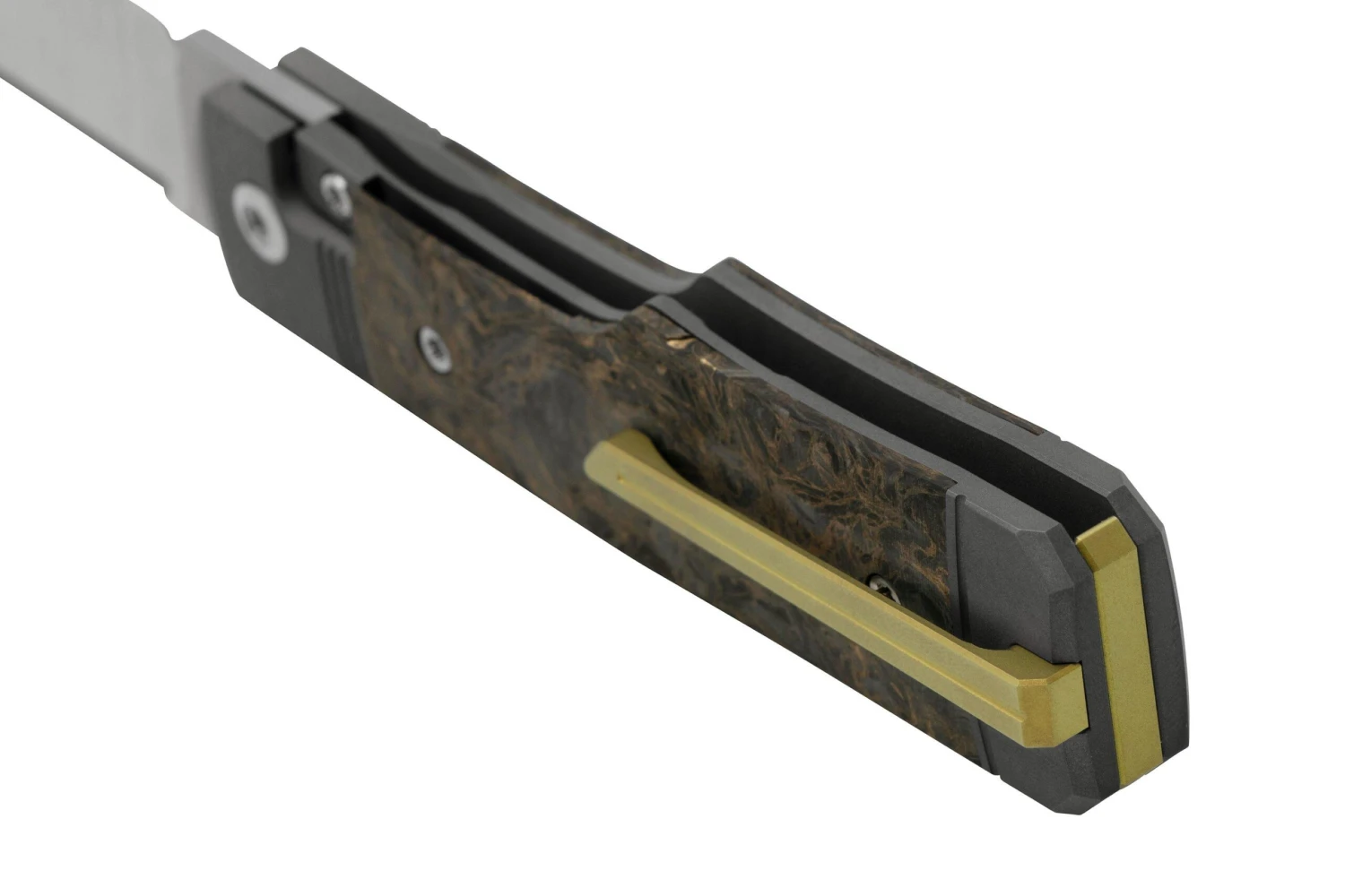 Jack Wolf Gunslinger Jack GUNS-01-FCDMG Fat Carbon Dark Matter Gold, Couteau De Poche 6 Jack Wolf Gunslinger Jack GUNS-01-FCDMG Fat Carbon Dark Matter Gold, Couteau De Poche – Image 4