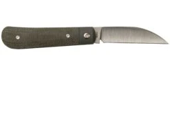 Jack Wolf Laid Back Jack, Green Canvas Micarta LAIDB-01-GRN Couteau De Poche Slipjoint -Nitecore Soldes Boutique JW LAIDB 01 GRN 02 jackwolf