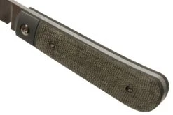 Jack Wolf Laid Back Jack, Green Canvas Micarta LAIDB-01-GRN Couteau De Poche Slipjoint -Nitecore Soldes Boutique JW LAIDB 01 GRN 05 jackwolf