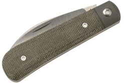 Jack Wolf Laid Back Jack, Green Canvas Micarta LAIDB-01-GRN Couteau De Poche Slipjoint -Nitecore Soldes Boutique JW LAIDB 01 GRN 06 jackwolf