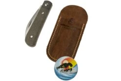 Jack Wolf Laid Back Jack, Green Canvas Micarta LAIDB-01-GRN Couteau De Poche Slipjoint -Nitecore Soldes Boutique JW LAIDB 01 GRN 07 jackwolf