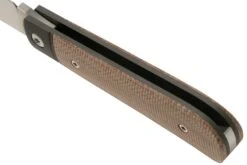 Jack Wolf Laid Back Jack, Natural Canvas Micarta LAIDB-01-NAT Couteau De Poche Slipjoint -Nitecore Soldes Boutique JW LAIDB 01 NAT 04 jackwolf