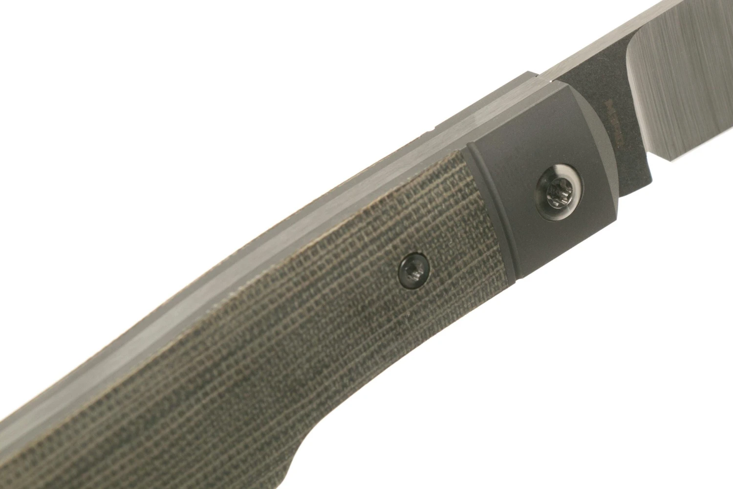 Jack Wolf Sharpshooter Jack, OD Green Canvas Micarta SHSH-MOD Couteau De Poche Slipjoint 7 Jack Wolf Sharpshooter Jack, OD Green Canvas Micarta SHSH-MOD Couteau De Poche Slipjoint – Image 5