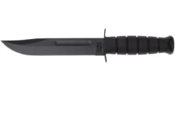 KA-BAR USMC 1211 Plain Edge, Kraton, Etui En Cuir