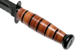 KA-BAR Short USMC 1252 Couteau à Lame Fixe Partiellement Dentelé, étui En Cuir -Nitecore Soldes Boutique KA1252 05 ka bar