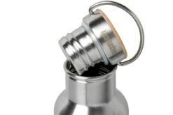 Klean Kanteen Insulated Reflect 600 Ml Bouteille Avec Bouchon En Bambou, Brushed Stainless -Nitecore Soldes Boutique KC1002726 03 klean kanteen