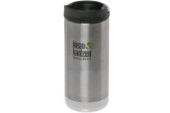 Klean Kanteen Insulated TKWide 335 Ml (Café Cap) - Brushed Stainless