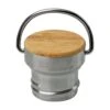Klean Kanteen Stainless Bamboo Cap, Bouchon Antifuite, Inox Et Bambou