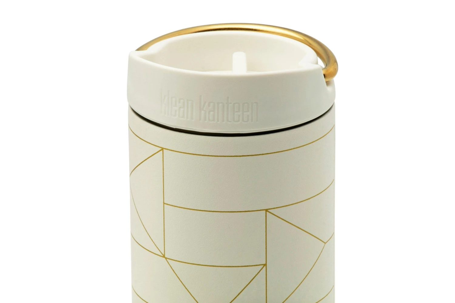 Klean Kanteen Insulated TKWide 470 Ml Limited Edition Geometric Gold Tofu 4 Klean Kanteen Insulated TKWide 470 Ml Limited Edition Geometric Gold Tofu – Image 2