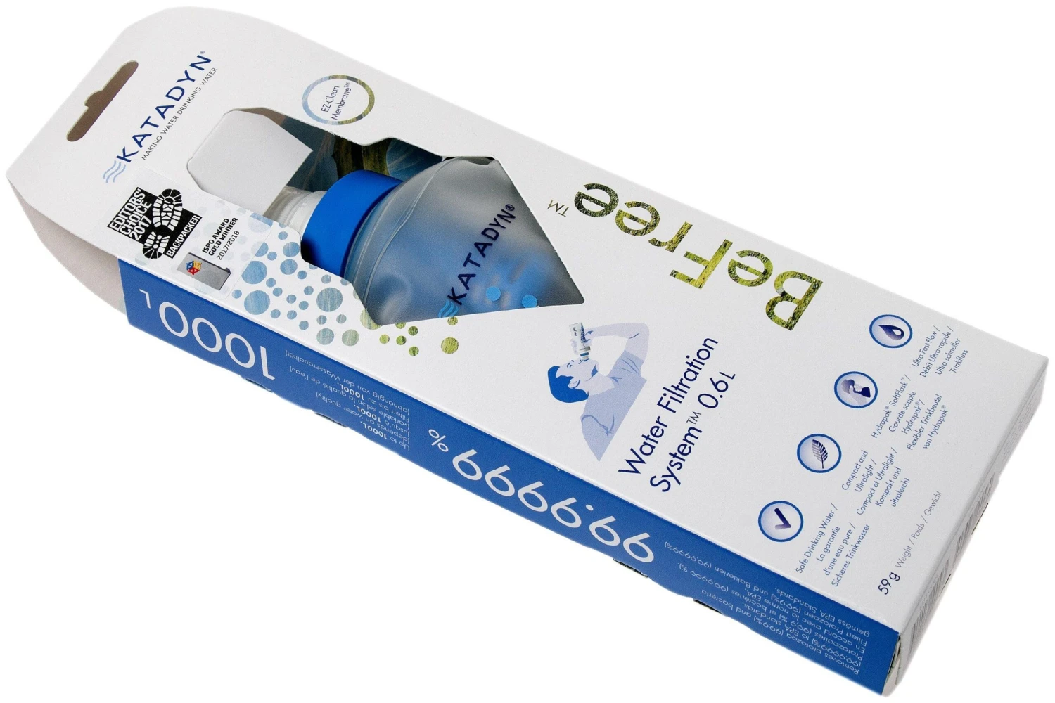 Katadyn BeFree Filtre à Eau Avec Bouteille 0.6 L 5 Katadyn BeFree Filtre à Eau Avec Bouteille 0.6 L – Image 3