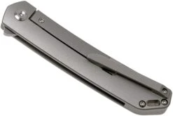 Kansept Hazakura K1019A2 Satin Tanto, Titanium Timascus Couteau De Poche, Max Tkachuk Design -Nitecore Soldes Boutique KSK1019A2 04 kansept