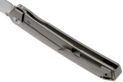 Kansept Hazakura K1019A2 Satin Tanto, Titanium Timascus Couteau De Poche, Max Tkachuk Design -Nitecore Soldes Boutique KSK1019A2 05 kansept