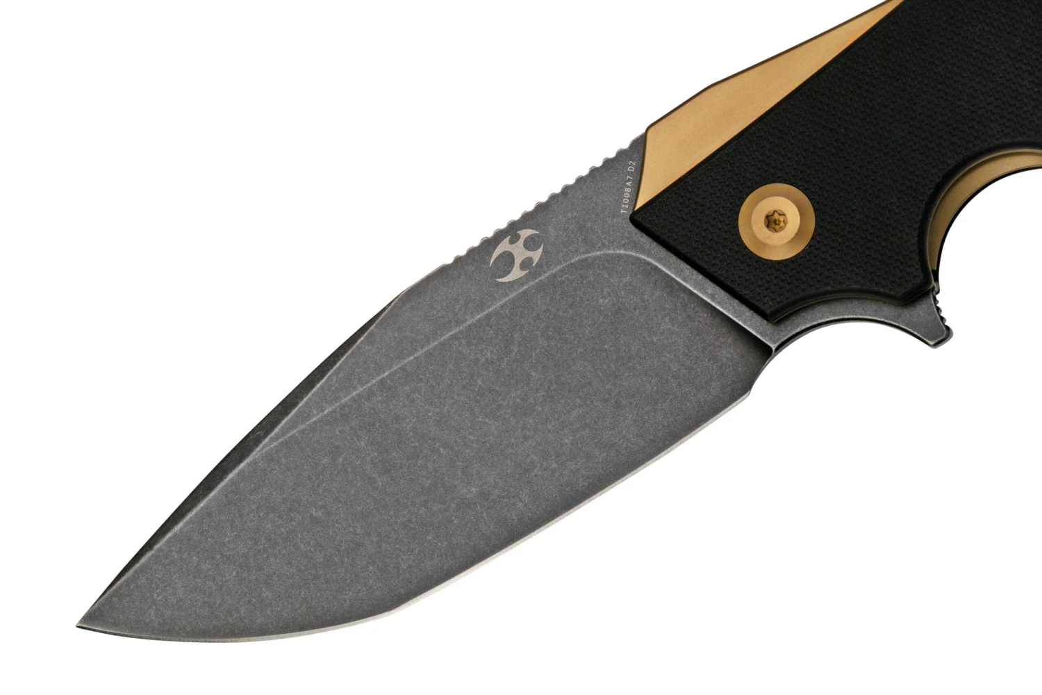 Kansept Hellx T1008A7 Blackwashed, Bronze G10 Couteau De Poche, Mikkel WIllumsen Design 5 Kansept Hellx T1008A7 Blackwashed, Bronze G10 Couteau De Poche, Mikkel WIllumsen Design – Image 3