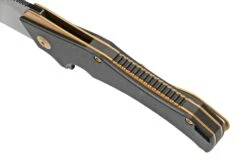 Kansept Hellx T1008A7 Blackwashed, Bronze G10 Couteau De Poche, Mikkel WIllumsen Design 14 Kansept Hellx T1008A7 Blackwashed, Bronze G10 Couteau De Poche, Mikkel WIllumsen Design -Nitecore Soldes Boutique KST1008A7 07 kansept