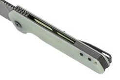 Kansept Bulldozer T1028A2 Blackwashed, Jade G10 Couteau De Poche, Kim Ning Design -Nitecore Soldes Boutique KST1028A2 07 kansept