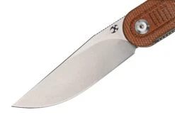 Kansept Reverie T2025A6 Stonewashed, Brown Micarta Couteau De Poche, Justin Lundquist Design -Nitecore Soldes Boutique KST2025A6 03 kansept