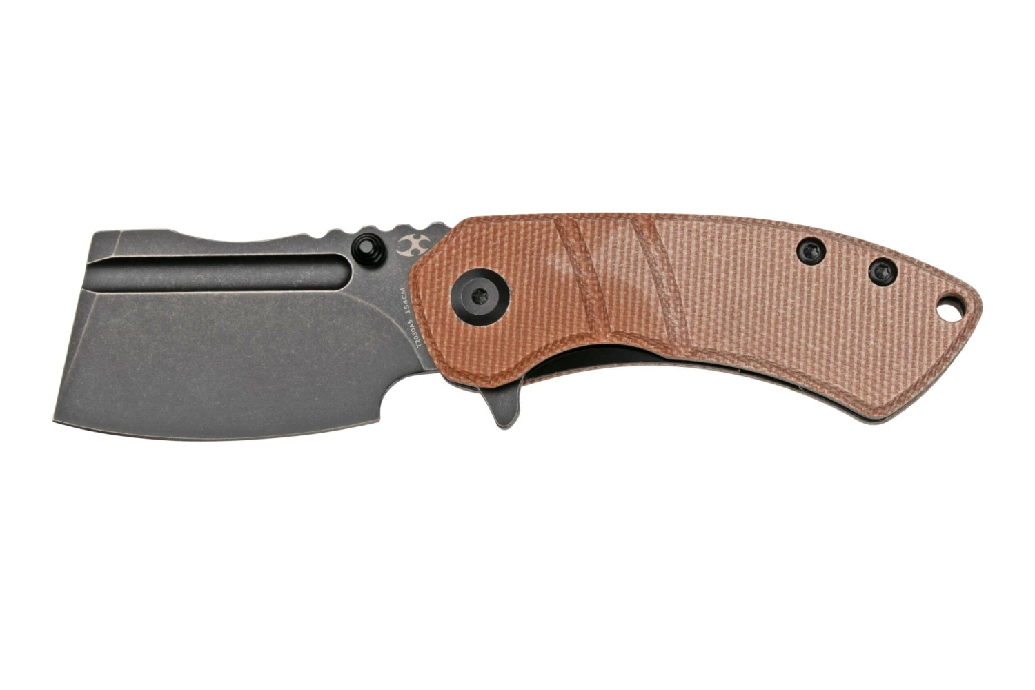 Kansept Korvid M T2030A5 Black, Brown Micarta G10, Couteau De Poche, Justin Koch Design 3 Kansept Korvid M T2030A5 Black, Brown Micarta G10, Couteau De Poche, Justin Koch Design