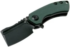 Kansept Mini Korvid T3030A1 Blackwashed, Green G10 Couteau De Poche, Justin Koch Design -Nitecore Soldes Boutique KST3030A1 03 kansept