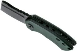 Kansept Mini Korvid T3030A1 Blackwashed, Green G10 Couteau De Poche, Justin Koch Design -Nitecore Soldes Boutique KST3030A1 06 kansept