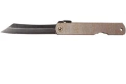 Higonokami Couteau 7,4 Cm KT-HIGO-SPE1, Acier Carbone SK, Silver/gold