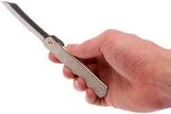 Higonokami Couteau 7,4 Cm KT-HIGO-SPE1, Acier Carbone SK, Silver/gold -Nitecore Soldes Boutique KT HIGO SPE1 08 higonokami kt higo spe1 08