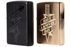 Knivesandtools Zippo Brass Brushed Knife, Bronze, Briquet -Nitecore Soldes Boutique KTZPBRASSKNIFE 05 zippo knivesandtools