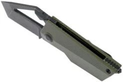 Kizer Vanguard CyberBlade Green G10 V2563A1 Couteau De Poche, Yue Design -Nitecore Soldes Boutique KZV2563A1 06 kizer