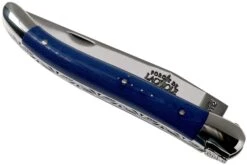 Forge De Laguiole 1211INTCBLEB 11cm, Micarta Bleu, Couteau Laguiole -Nitecore Soldes Boutique LA1211INTCBLEB 04 forge de laguiole
