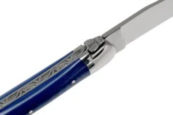 Forge De Laguiole 1211INTCBLEB 11cm, Micarta Bleu, Couteau Laguiole -Nitecore Soldes Boutique LA1211INTCBLEB 06 forge de laguiole